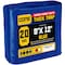 Core Tarps Heavy Duty Tarp, 12 ft L x 0.5 mm H x 9 ft W, 20 Mil, Blue, Polyethylene CT-705-9X12 - alternate 1